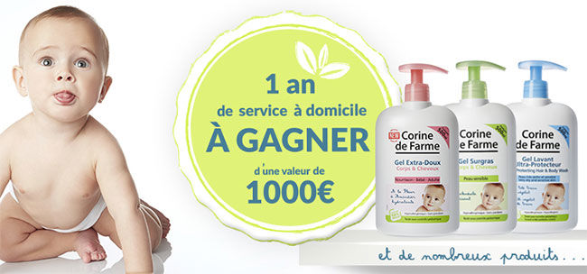 Cadeaux Corine de Farme à remporter