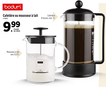 Cafetière à piston Bodum dans les magasins Lidl