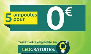 Carrefour LED gratuites : 5 ampoules offertes