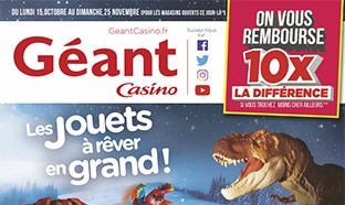 Catalogue jouets Géant Casino Noël 2018 en ligne