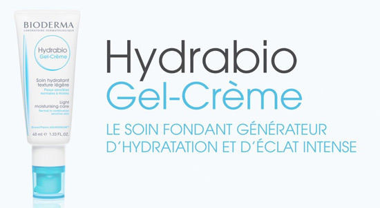 doses d’essai gratuites du gel-crème Hydrabio de Bioderma