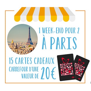 Jeu Conso Malins Carrefour : Cartes cadeaux et week-end