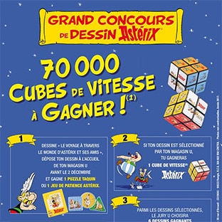 Super U / Hyper U : 1 dessin = 1 cadeau Astérix + lots à gagner