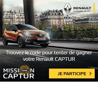 Tentez de remporter une voiture Renault Captur