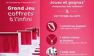 Jeu Nocibé Coffrets à l’infini : 524 lots à gagner