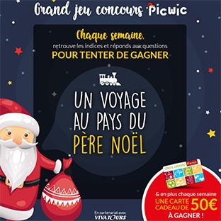 Jeu de Noël Picwic : Séjours en Laponie et cartes cadeaux