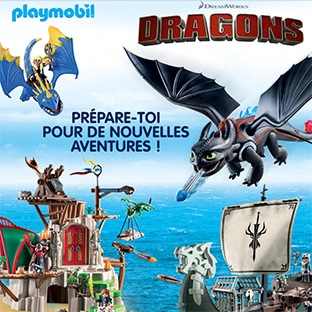 Jeu Gulli : 50 jouets Playmobil Dragons à gagner