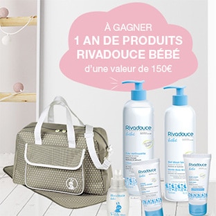 Jeu Rivadouce Bébé : 1 an de soins et 20 kits week-end à gagner