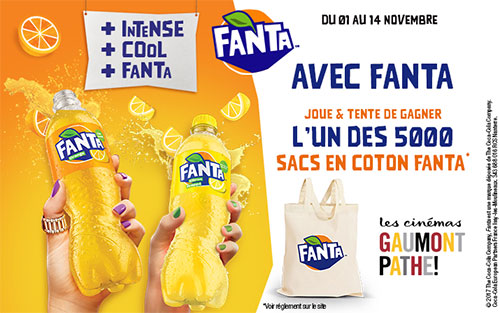 remportez un tote-bag Fanta aux instants gagnants