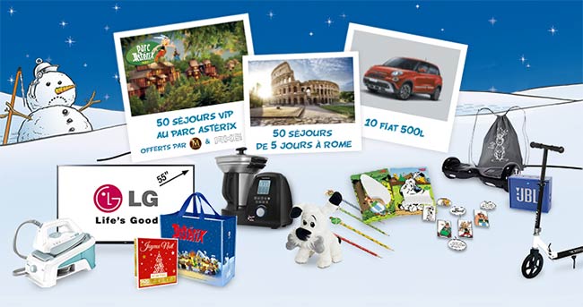 Cartes à gratter Astérix : + de 6 millions de cadeaux à gagner