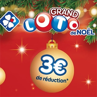 FDJ LOTO Noël : 5€ la grille mais 3€ de réduction Shopmium