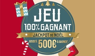 Jeu Cdiscount Noël : 9026 bons d’achat de 10€ à 500€