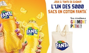 Jeu Fanta / Gaumont Pathé : 5000 sacs en coton à gagner