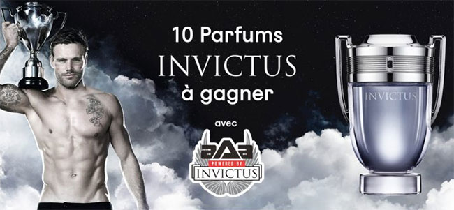 10 fragrances Invictus à remporter au jeu de Media 365
