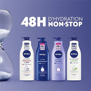 Test Nivea : 200 laits hydratants 48h gratuits