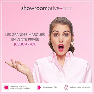 Test Aufeminin : 2000 bons d’achat Showroomprivé de 10€