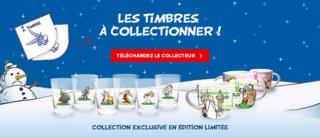 Timbres Astérix / Magasins U