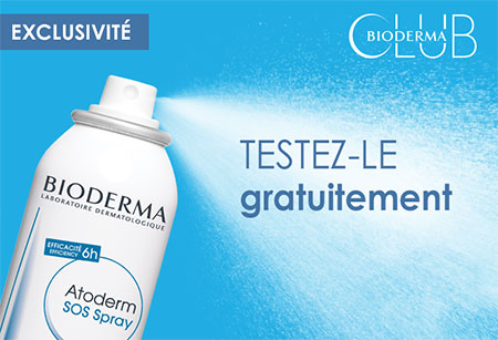 tester l'Atoderm SOS Spray de Bioderma