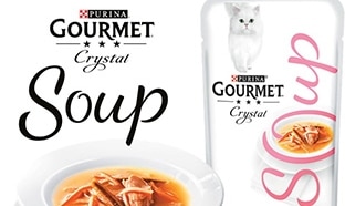 Échantillons gratuits pour chats : Purina Gourmet Crystal Soup