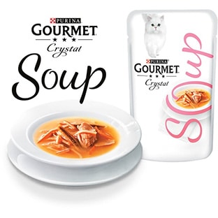 Échantillons gratuits pour chats : Purina Gourmet Crystal Soup