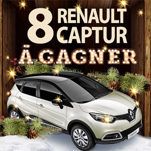 Jeu Noël Intermarché : 8 voitures Renault Captur à gagner