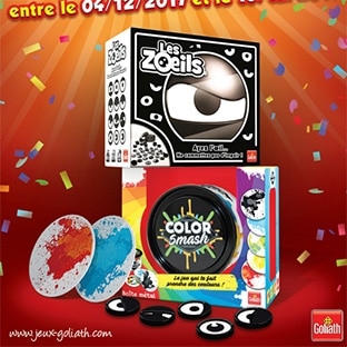 ODR Goliath Noël : Les Zœils ou Color Smash 100% remboursé