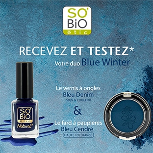 Test maquillage SO’BiO étic : 50 duos gratuits (fard + vernis)