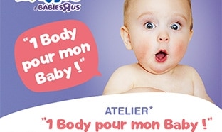 Atelier Babies’R’Us = 1 body bébé personnalisé gratuit