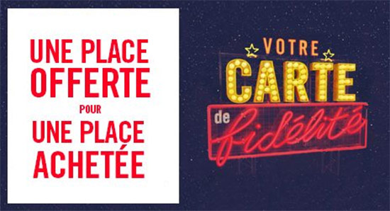 offre fidélité Gaumont Pathé : place cinéma offerte