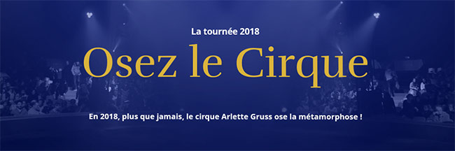 gagnez vos 4 entrées pour le cirque Arlette Gruss