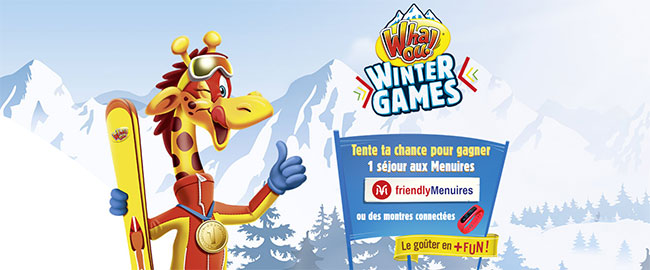 Les cadeaux à gagner au jeu Whaou Wintergames