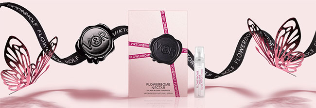 Recevez une dose d’essai du parfum Flowerbomb Nectar de Viktor & Rolf