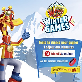 Jeu Whaou Wintergames : 1 séjour et 50 montres connectées