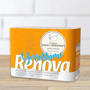 Promo Carrefour 24 Rouleaux Renova à 248 Remise Déduite