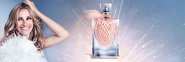 doses d’essai de l’eau de toilette La vie est belle L’Eclat de Lancôme