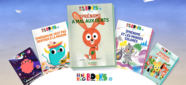 Livres pour enfants personnalisés gratuits avec Mini Big Books de HP