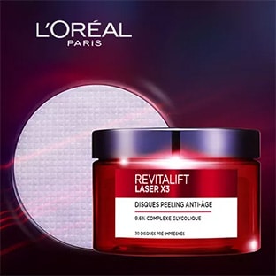 Test L’Oréal : 100 Cures de Disques Peeling Revitalift gratuites