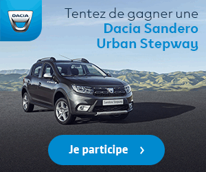 la voiture Sandero Urban Stepway de Dacia à gagner