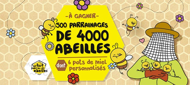 Cadeaux du jeu "Un toit pour les abeilles"