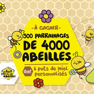 Jeu Croquons La Vie Abeilles : 500 x 6 pots de miel à gagner