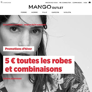 Promo Mango : Robes et combinaisons à 5€ seulement