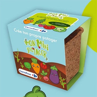 Carrefour Mini Potager : Pots de graines offerts avec vos courses