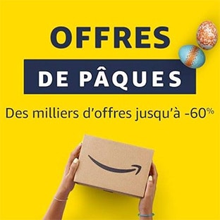 Amazon Pâques : Ventes flash jusqu’à -60% + 5€ de réduction