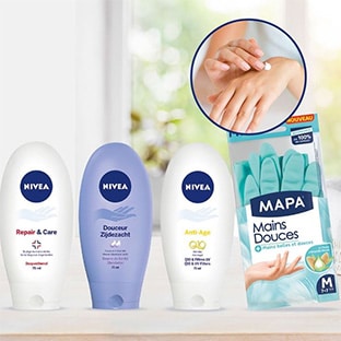 Test Nivea et Mapa : 200 soins pour les mains + gants gratuits