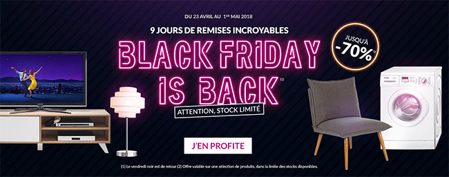 Blacks Friday is Back chez BUT : Jusqu’à 70% de remise