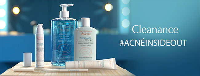 Avène Cleanance acné inside out