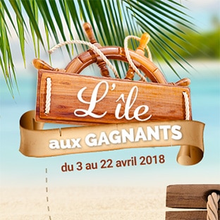 Jeux L’île aux gagnants Carrefour : 1374 cadeaux à gagner