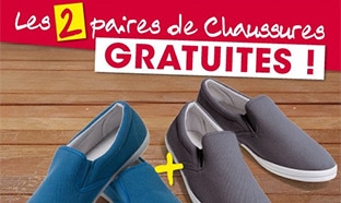 L’Homme Moderne : 2 paires de chaussures gratuites (hors fdp)