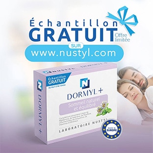 Échantillons gratuits Dormyl+ Nustyl