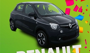 Jeu anniversaire Siligom : voiture Renault Twingo à gagner